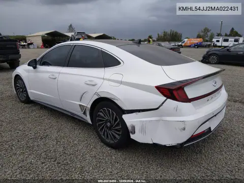 2021 Hyundai Sonata Limited VIN KMHL54JJ2MA022431 фото 4