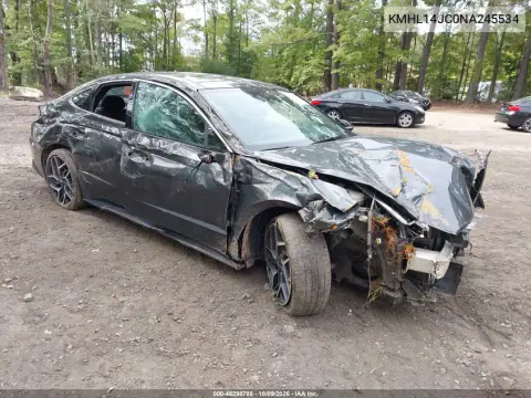 KMHL14JC0NA245534 — 2022 Hyundai Sonata, Правая сторона, фото до ремонта