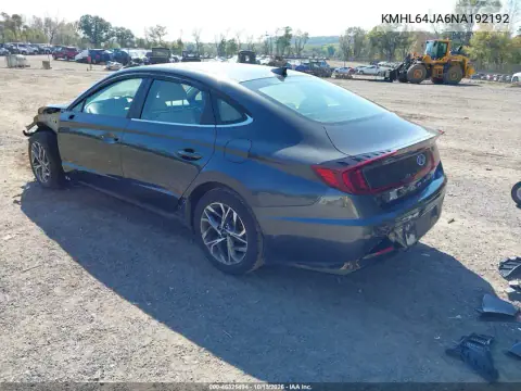 2022 Hyundai Sonata Sel VIN KMHL64JA6NA192192 фото 4