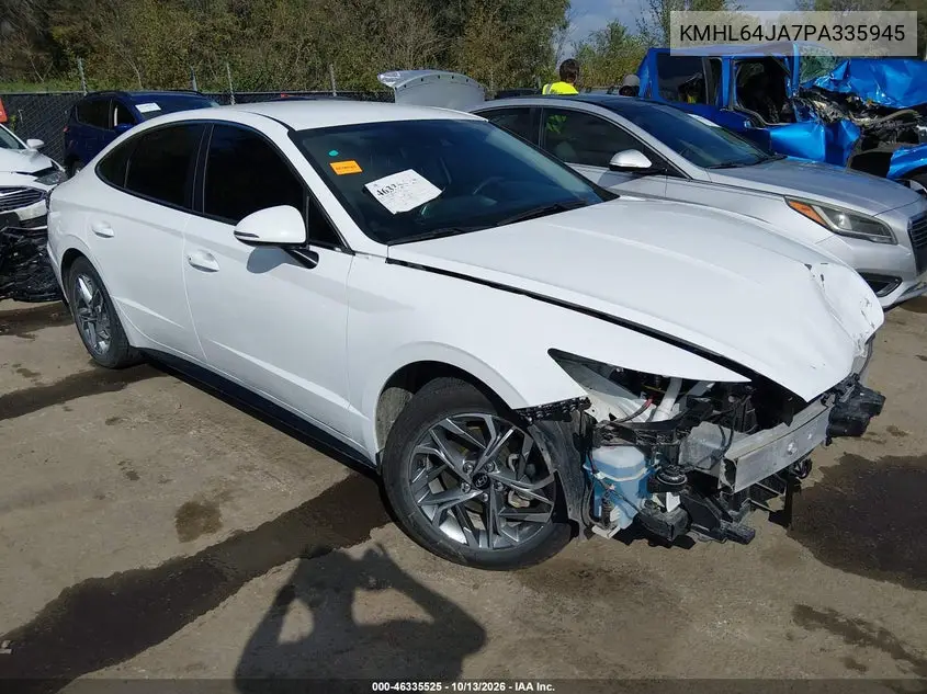 KMHL64JA7PA335945 — 2023 Hyundai Sonata, фото 2 с аукциона IAAI, Передняя часть