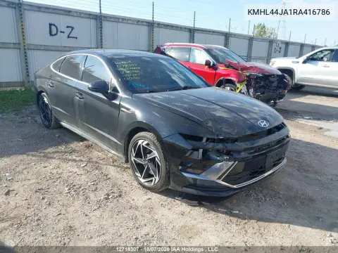 KMHL44JA1RA416786 — 2024 Hyundai Sonata, Передняя часть, фото до ремонта