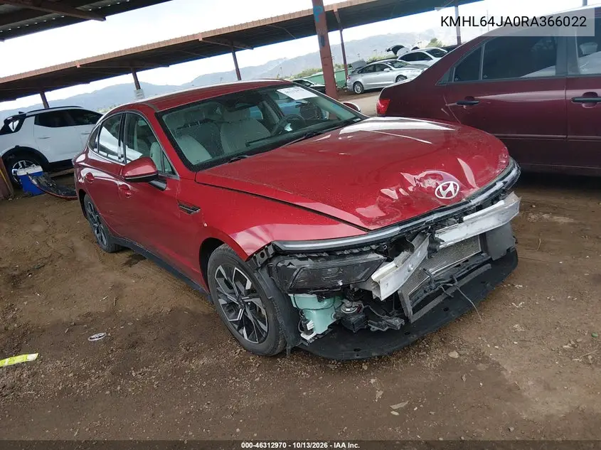 KMHL64JA0RA366022 — 2024 Hyundai Sonata, фото 2 с аукциона IAAI, Передняя часть