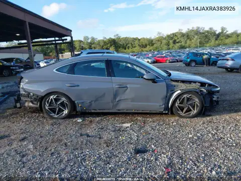 KMHL14JAXRA383926 — 2024 Hyundai Sonata, Передняя часть, фото до ремонта