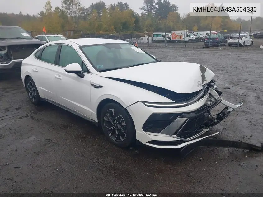 2025 Hyundai Sonata Sel VIN KMHL64JA4SA504330 фото 2