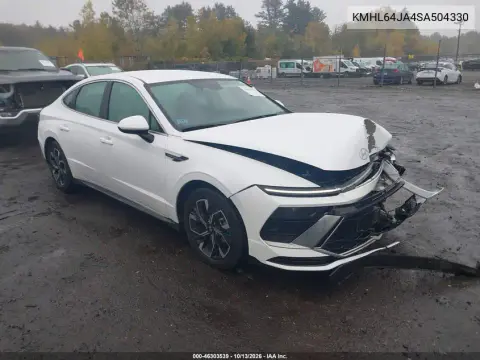 KMHL64JA4SA504330 — 2025 Hyundai Sonata, Передняя часть, фото до ремонта