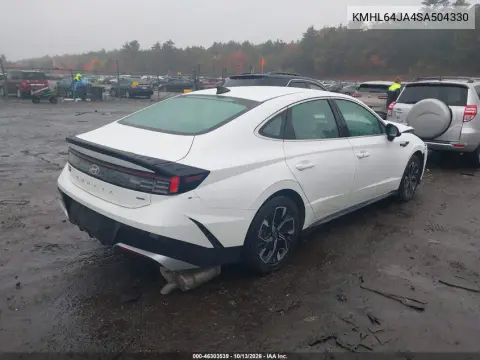 2025 Hyundai Sonata Sel VIN KMHL64JA4SA504330 фото 5