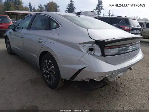 2026 Hyundai Sonata Hybrid Blue VIN KMHL24JJ7TA176463 фото 4