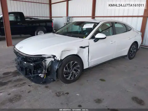 KMHL24JJ7TA161011 — 2026 Hyundai Sonata, фото 3 с аукциона IAAI 15.10.2026, Передняя часть слева
