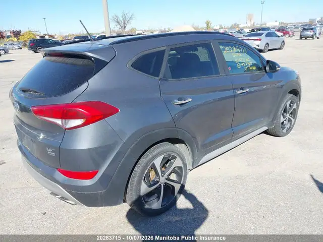 KM8J3CA28HU482780 — 2017 Hyundai Tucson 1.6T, фото 4 с аукциона IAAI 14.10.2026, Правый бок