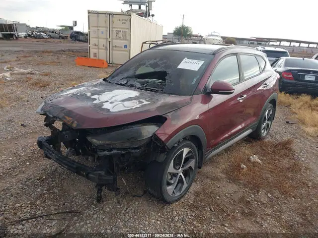 2017 Hyundai Tucson Limited VIN KM8J33A20HU335983 фото 2