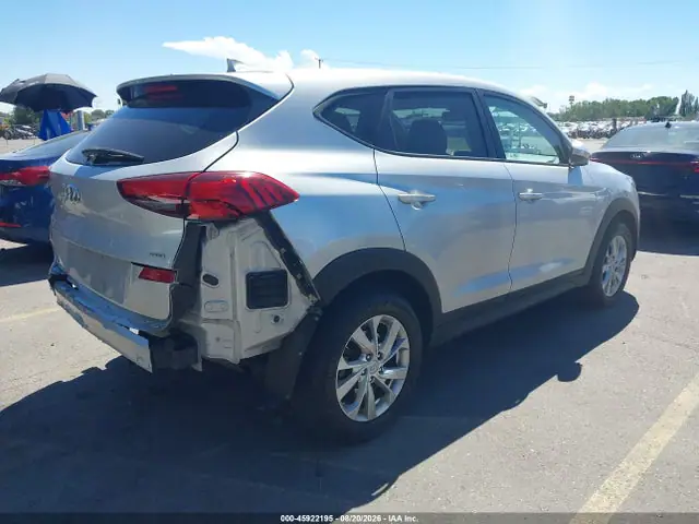 KM8J2CA43KU869023 — 2019 Hyundai Tucson SE, фото 4 с аукциона IAAI 01.10.2026, Задняя часть