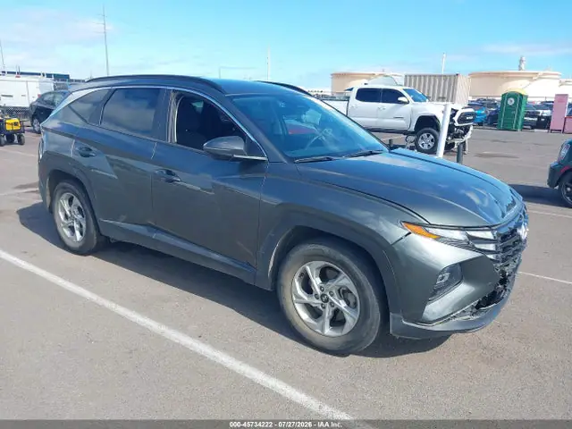 KM8JB3AE5NU134265 — 2022 Hyundai Tucson SEL, Передняя часть (Front & Rear), фото до ремонта
