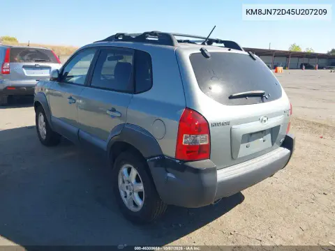 2005 Hyundai Tucson Gls/Lx VIN KM8JN72D45U207209 фото 3