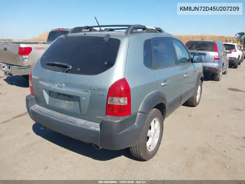 2005 Hyundai Tucson Gls/Lx VIN KM8JN72D45U207209 фото 4