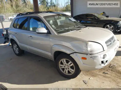 KM8JN12D57U521452 — 2007 Hyundai Tucson, Передняя часть, фото до ремонта