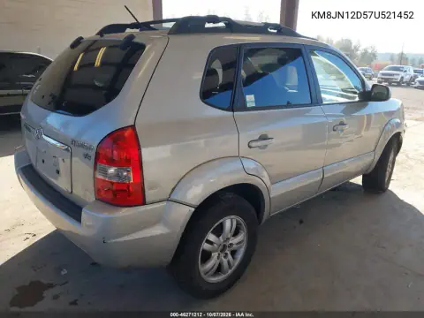 2007 Hyundai Tucson Limited/Se VIN KM8JN12D57U521452 фото 4
