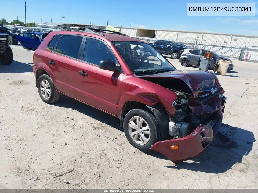 2009 Hyundai Tucson Gls VIN KM8JM12B49U033341 фото 2