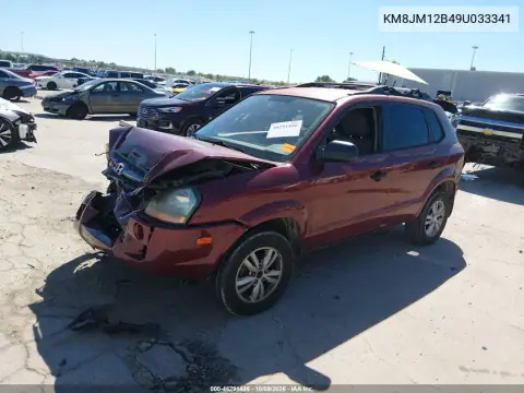 2009 Hyundai Tucson Gls VIN KM8JM12B49U033341 фото 3
