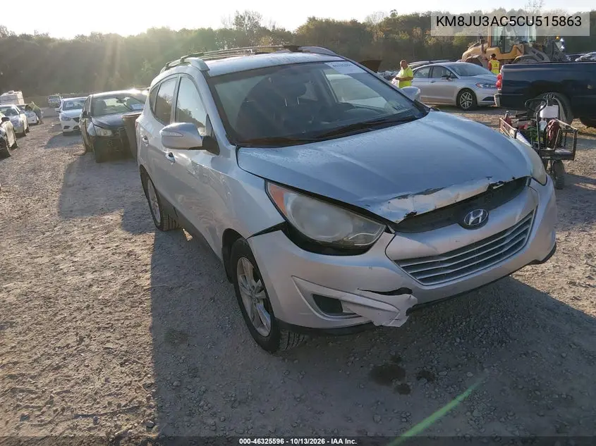 2012 Hyundai Tucson Gls VIN KM8JU3AC5CU515863 фото 2