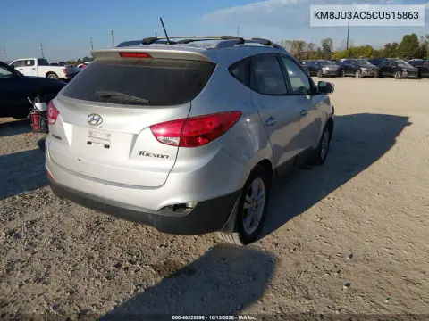 2012 Hyundai Tucson Gls VIN KM8JU3AC5CU515863 фото 5