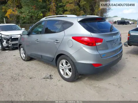 2013 Hyundai Tucson Gls VIN KM8JU3AC4DU703498 фото 4