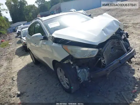 KM8JU3AC0DU637841 — 2013 Hyundai Tucson, Передняя часть, фото до ремонта