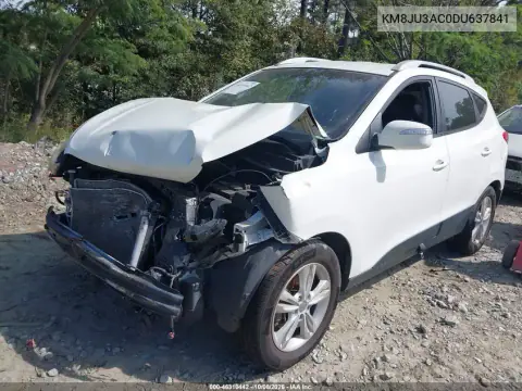 2013 Hyundai Tucson Gls VIN KM8JU3AC0DU637841 фото 2