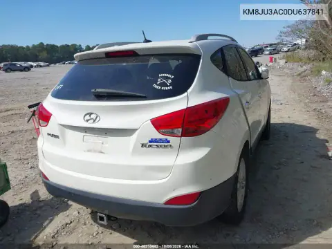 2013 Hyundai Tucson Gls VIN KM8JU3AC0DU637841 фото 4