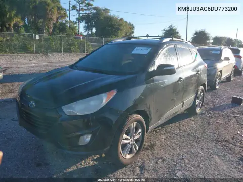 2013 Hyundai Tucson Gls VIN KM8JU3AC6DU773200 фото 3
