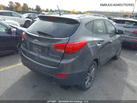 2014 Hyundai Tucson Gls/Limited/Se VIN KM8JUCAG4EU792932 фото 5