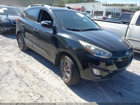 KM8JUCAG3EU935837 — 2014 Hyundai Tucson, Возвращение во владение, фото до ремонта