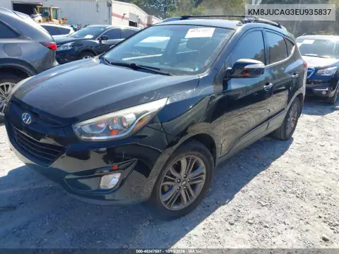 KM8JUCAG3EU935837 — 2014 Hyundai Tucson, фото 3 с аукциона IAAI, Возвращение во владение