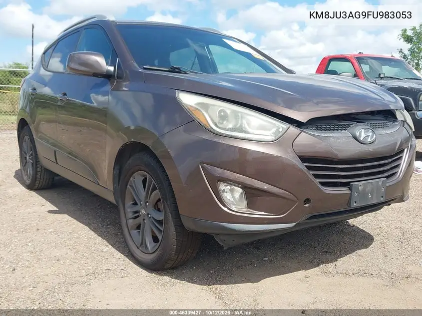 2015 Hyundai Tucson Se VIN KM8JU3AG9FU983053 фото 2