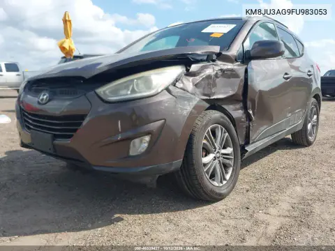 2015 Hyundai Tucson Se VIN KM8JU3AG9FU983053 фото 3