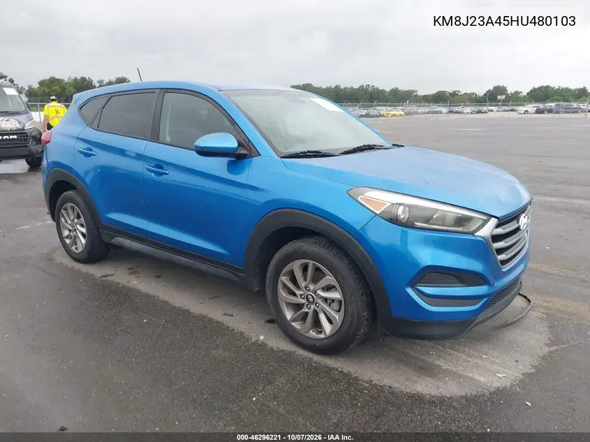 2017 Hyundai Tucson Se VIN KM8J23A45HU480103 фото 2