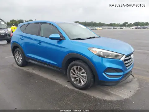 2017 Hyundai Tucson Se VIN KM8J23A45HU480103 фото 2