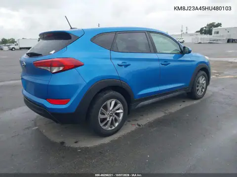 2017 Hyundai Tucson Se VIN KM8J23A45HU480103 фото 5