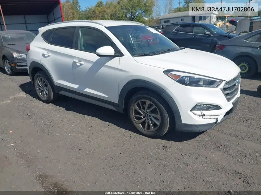 2018 Hyundai Tucson Sel VIN KM8J33A47JU702806 фото 2