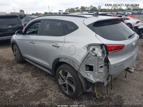 KM8J3CA21JU646294 — 2018 Hyundai Tucson, фото 4 с аукциона IAAI, Задняя часть слева