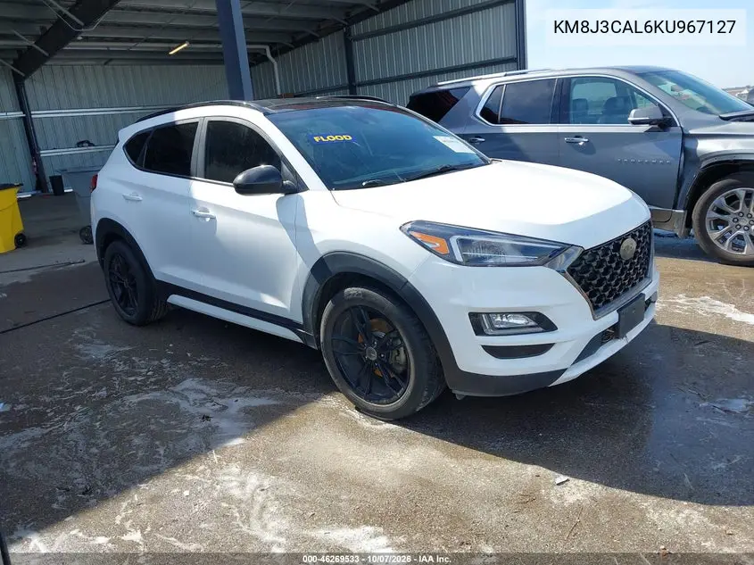 2019 Hyundai Tucson Night VIN KM8J3CAL6KU967127 фото 1