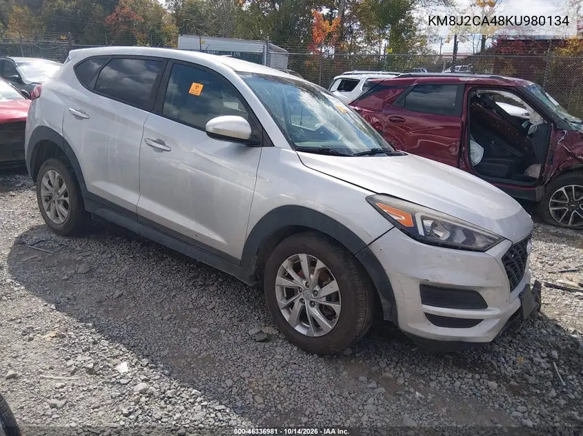 KM8J2CA48KU980134 — 2019 Hyundai Tucson, фото 2 с аукциона IAAI, Передняя часть слева