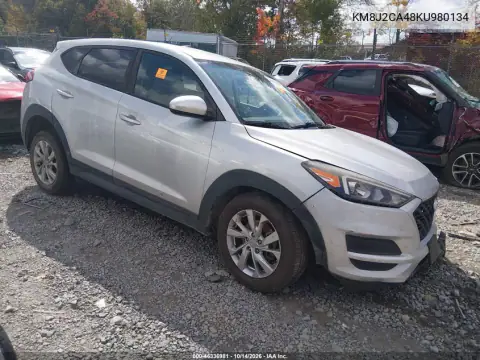 KM8J2CA48KU980134 — 2019 Hyundai Tucson, Передняя часть слева, фото до ремонта