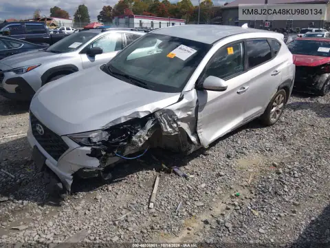 KM8J2CA48KU980134 — 2019 Hyundai Tucson, фото 3 с аукциона IAAI, Передняя часть слева