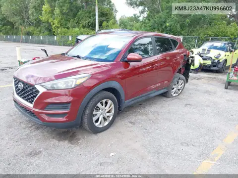 KM8J23A47KU996602 — 2019 Hyundai Tucson, фото 3 с аукциона IAAI, Задняя часть слева