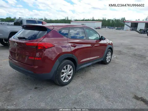 KM8J23A47KU996602 — 2019 Hyundai Tucson, фото 5 с аукциона IAAI, Задняя часть слева