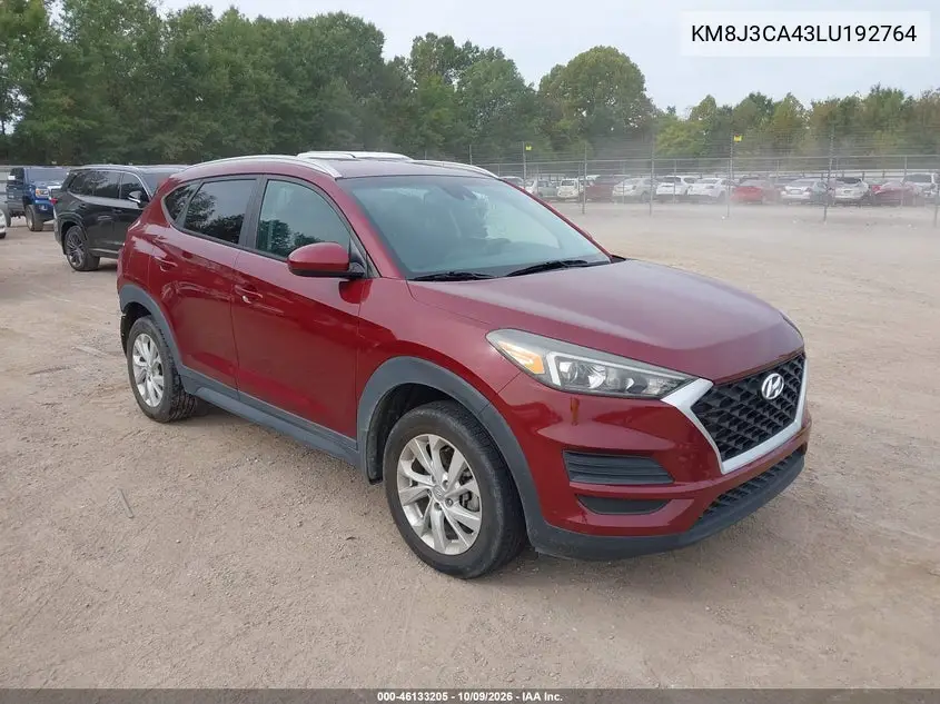 2020 Hyundai Tucson Value VIN KM8J3CA43LU192764 фото 2