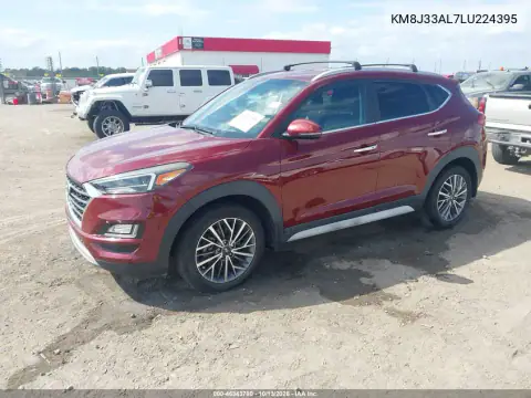 2020 Hyundai Tucson Limited VIN KM8J33AL7LU224395 фото 3