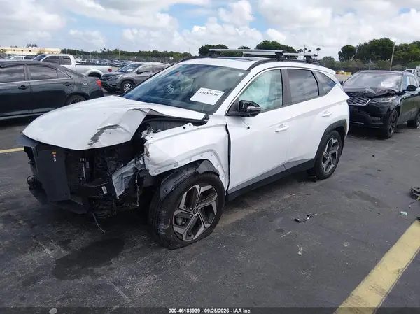 5NMJC3AE0NH065137 — 2022 Hyundai Tucson, фото 2 с аукциона IAAI, Передняя часть слева