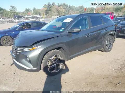 2022 Hyundai Tucson Sel VIN 5NMJCCAE3NH087049 фото 3