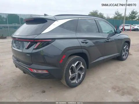 2022 Hyundai Tucson Sel VIN 5NMJCCAE7NH148970 фото 5